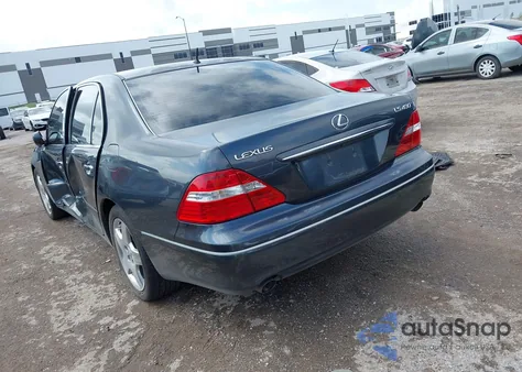 2005 Lexus Ls из США, поврежденный, VIN JTHBN36F955027259